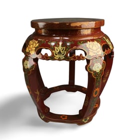 A Lacquer Stool