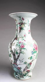 Chinese Famille Verte Porcelain Vase