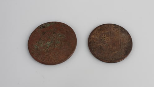 A Group of Two Chinese Coins