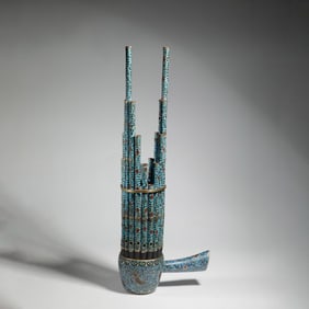 A Cloisonné Enamel Sheng Instrument