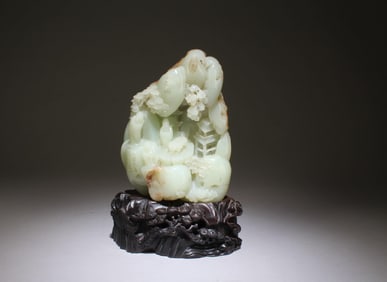 Jade Boulder Sculpture Ornament
