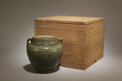 A Yaozhou Jar with Box