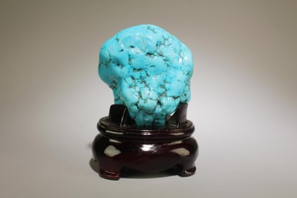 A Chinese Decorative Ornament with Stand