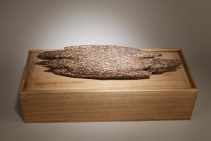 An Agarwood Ornament with Box
