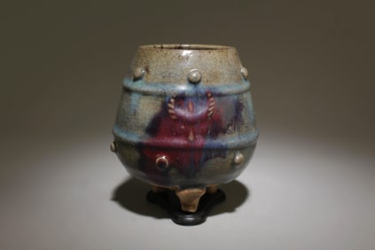 A Junyao Incenser Burner with Stand