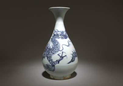 A Blue and White Vase