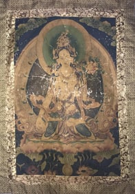 Antique Chinese Thangka
