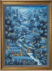 A Framed Oil Painting