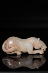 A Hetian Jade Horse Ornament
