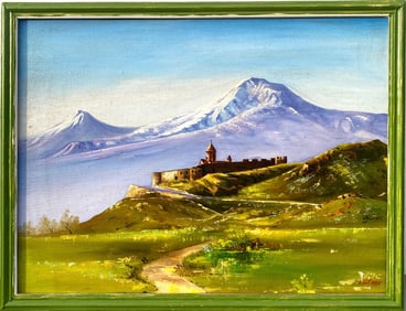 A Framed Oil Painting