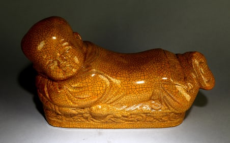 A Chinese Ceramic Pillow