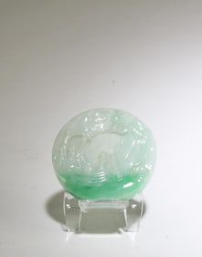 A Carved Jadeite Jade Ornament