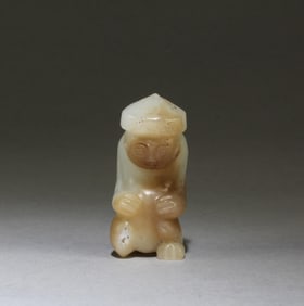 Antique Carved Amber Ornament