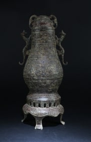 A Bronze Jar with Lid