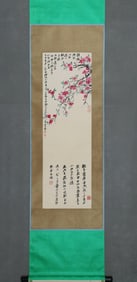 A Hanging Scroll Depicting Red Apricot Attributed to Zhang Daqian