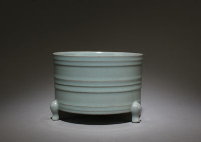 A Three-Legged Ruyao Incense Burner