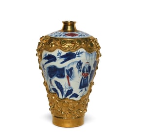 A Porcelain Meiping Vase