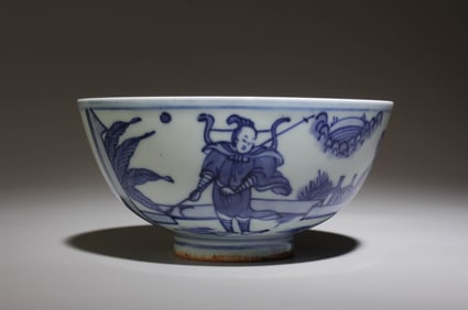 A Blue and White Bowl