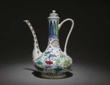A Doucai Teapot