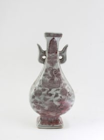 Chinese Iron Red Porcelain Vase