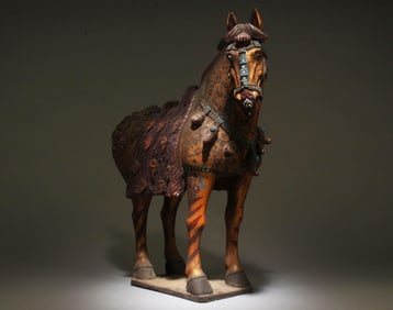 A Pottery Horse