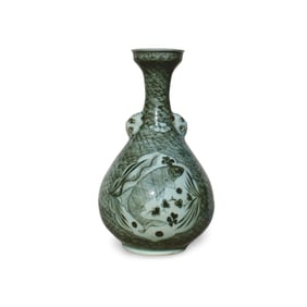 A Blue and White Vase