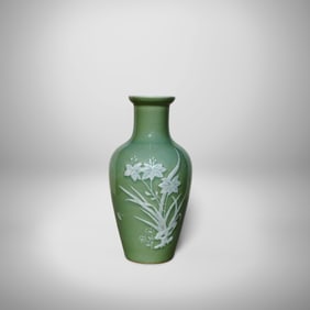 A Celadon Glazed Vase