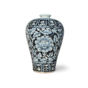 A Blue and White Vase