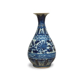 A Blue and White Vase