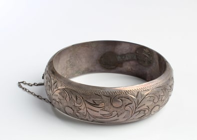 Antique Chinese Silver Wristlet