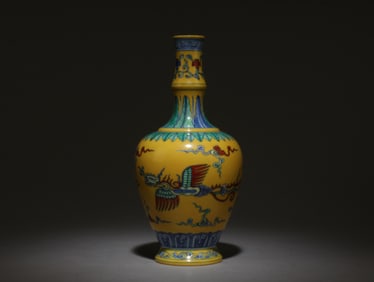 A Multi-Colored Vase