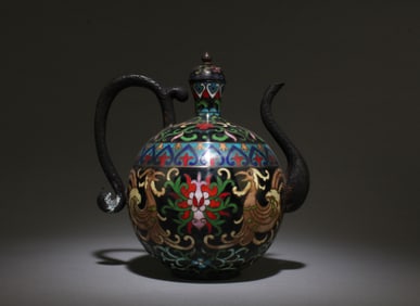 A Cloisonné Enamel Pot