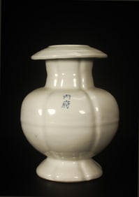 A White Vase