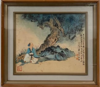 Important Framed Chinese Painting