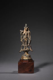 A Gilt Bronze Buddha Statue