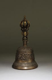 A Bronze Tibetan Religious Instrument