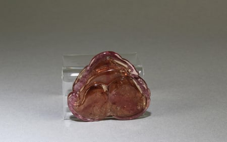 A Carved Tourmalin Pendant