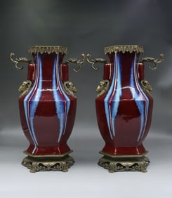 A Pair of Chinese Porcelain Vases