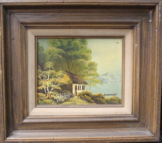 A Framed Oil Painting