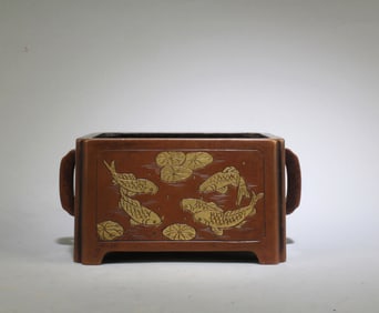 A Gilt Bronze Censer