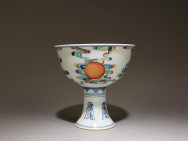 A Doucai Wine Cup