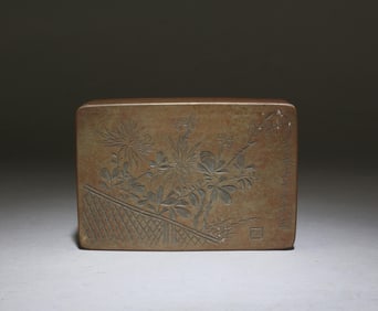 Chinese Bronze Ink Box