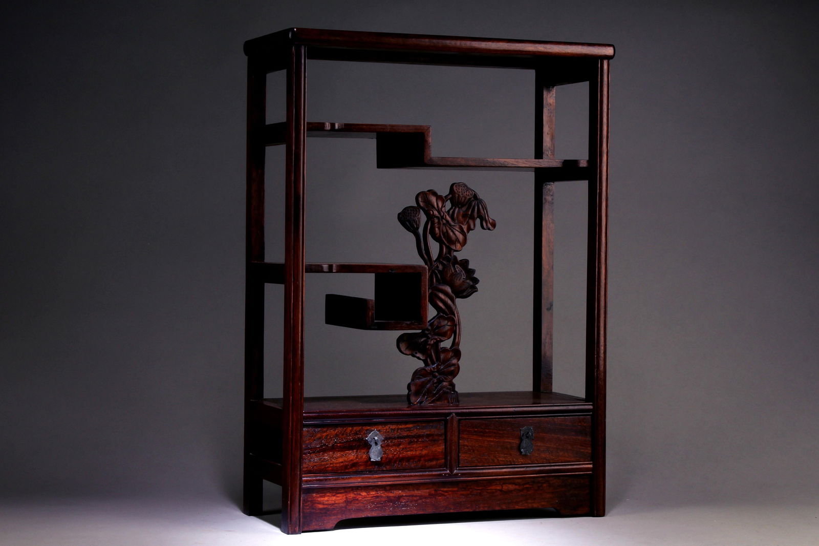 A Wooden Multi-Tier Display Shelf (1 of 8)