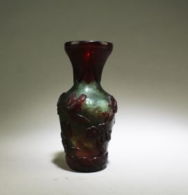 A Peking Glass Vase