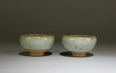 Two Jun Ware Cups
