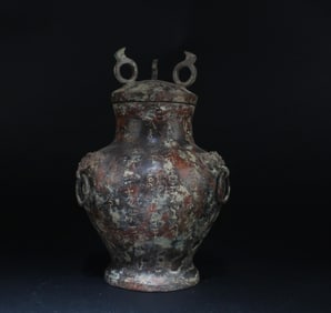 A Bronze Jar with Lid