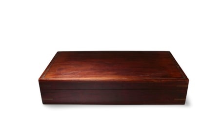A Hardwood Jewelry Box