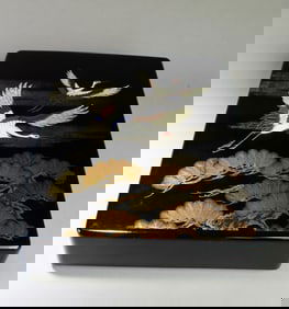 A Lacquer Rectangular Shaped Box