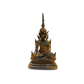 A Gilt Bronze Buddha Statue