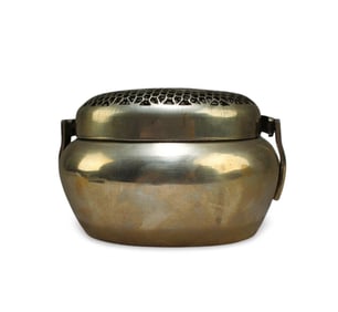 Antique Chinese Bronze Hand Warmer